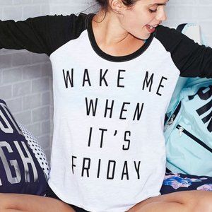 💗Pink (Victoria's Secret) baseball sleep shirt💗